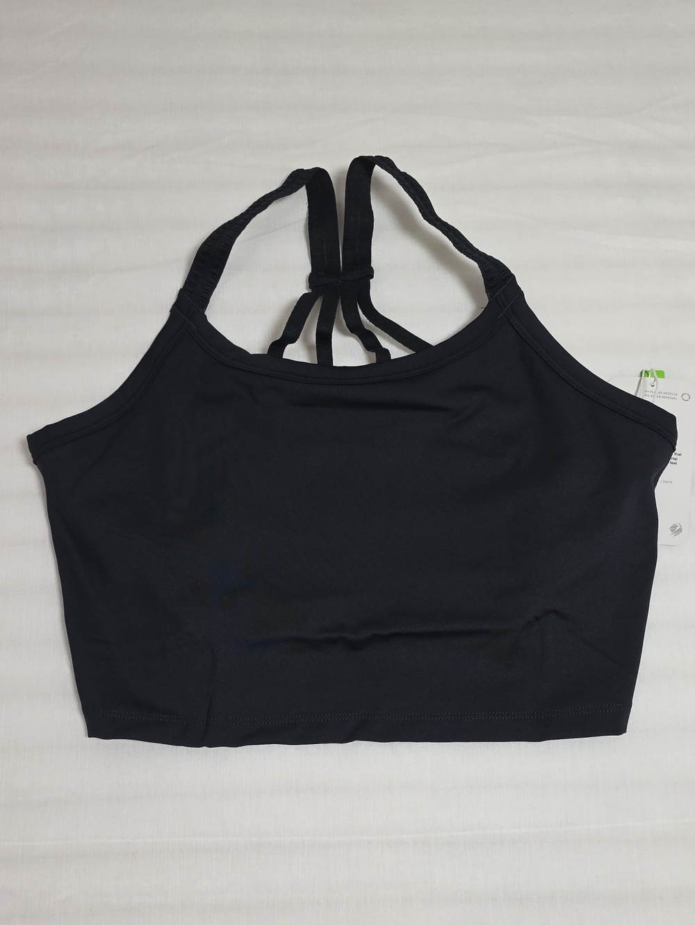 0705 Phoenix Malibu Multi-strap Bra Black 2X